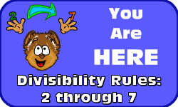 Click here to go to the Divisibility Rules 2 through 7 video